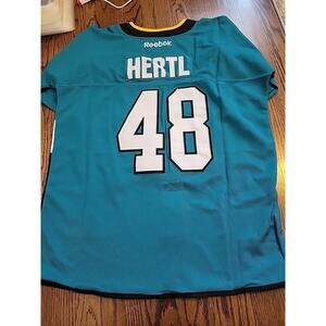 Reebok San Jose Sharks Tomas Hertl Hockey Jersey Mens Size 54 XXL 2XL NWT
